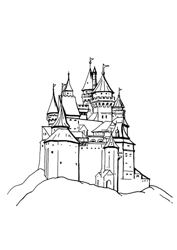 Malvorlage schloss