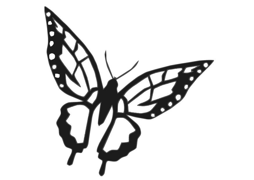Malvorlage schmetterling