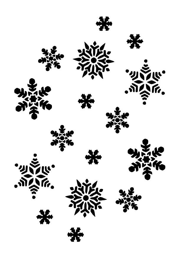 schneeflocken Malvorlage schneeflocken