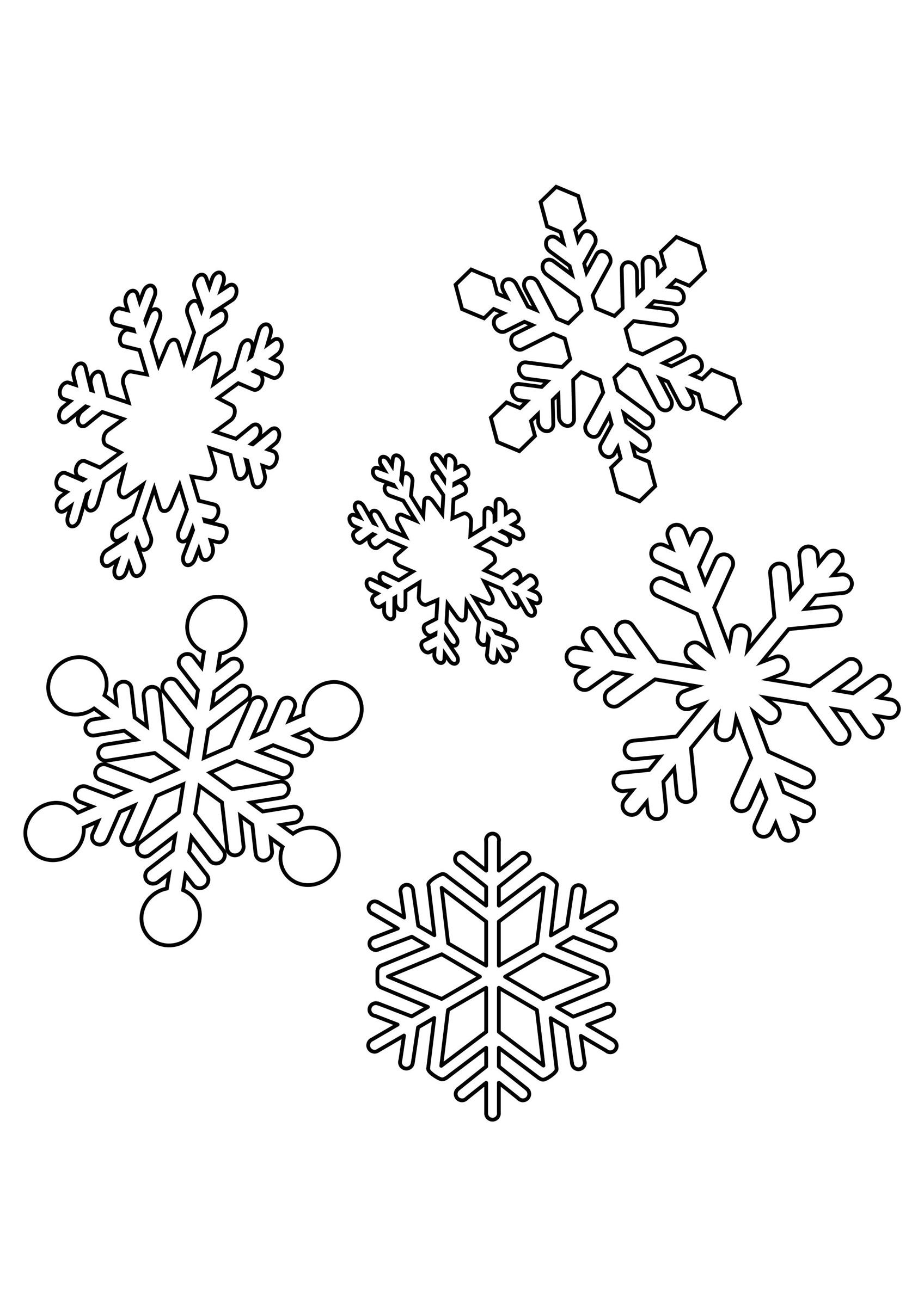 schneeflocken Malvorlage schneeflocken