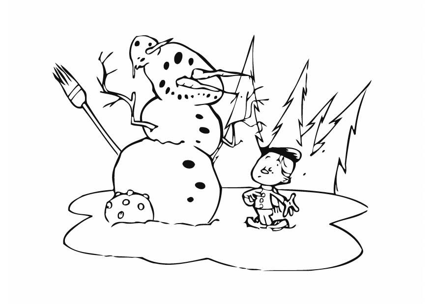 schneemann Malvorlage schneemann