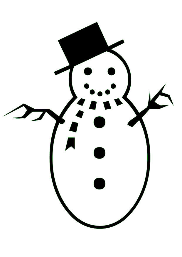 schneemann Malvorlage schneemann