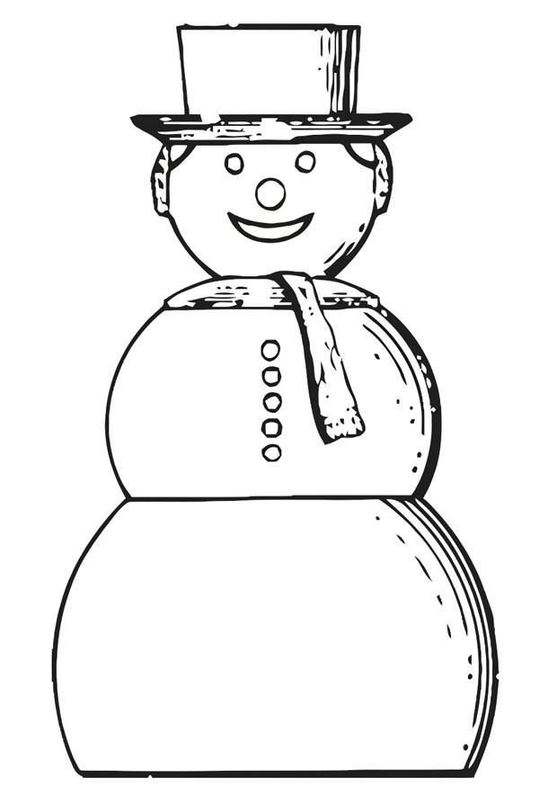 schneemann Malvorlage schneemann