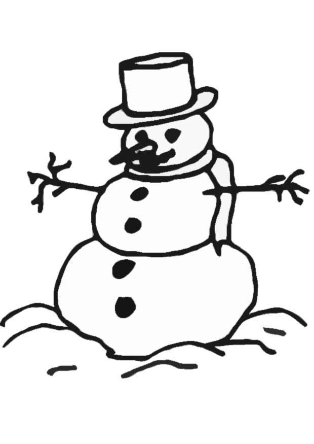 schneemann Malvorlage schneemann