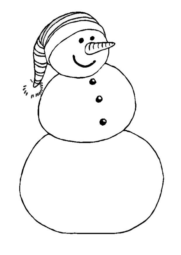 schneemann Malvorlage schneemann