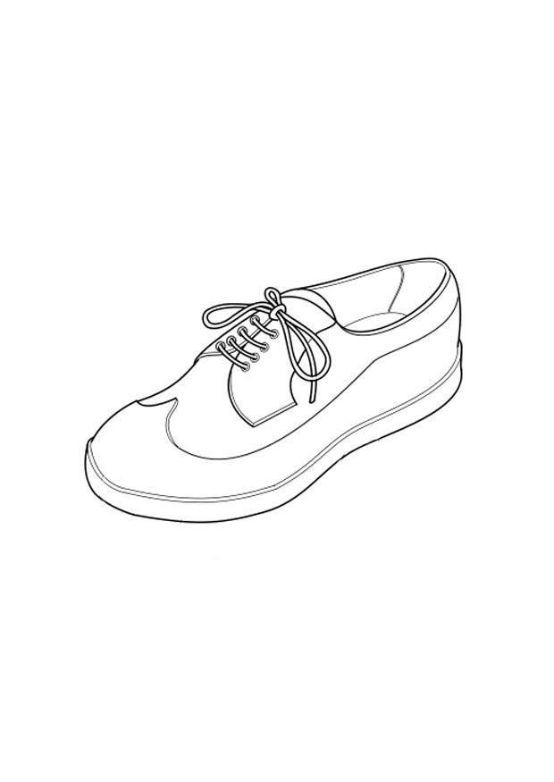 schuh Malvorlage schuh
