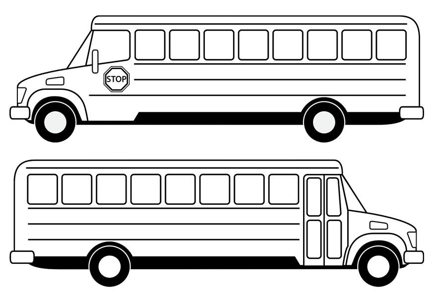 schulbus Malvorlage schulbus