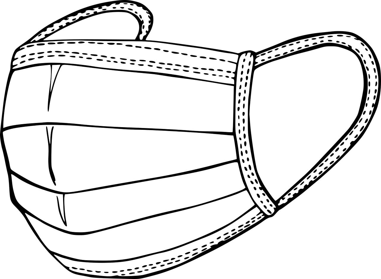 schutzmaske Malvorlage schutzmaske