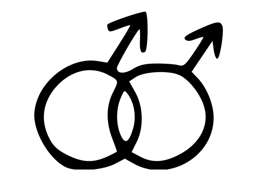 schwulensymbol Malvorlage schwulensymbol