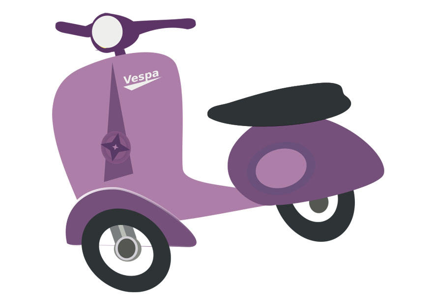 scooter - vespa Bild scooter - vespa