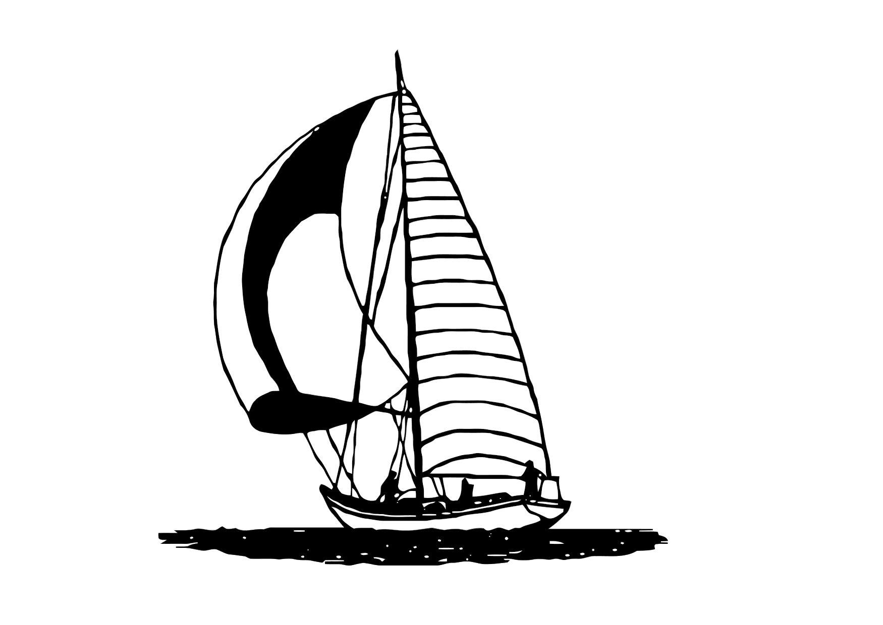 segelboot Malvorlage segelboot