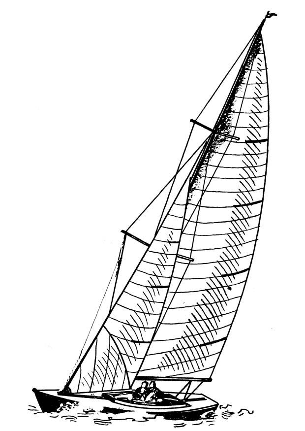 segelboot Malvorlage segelboot