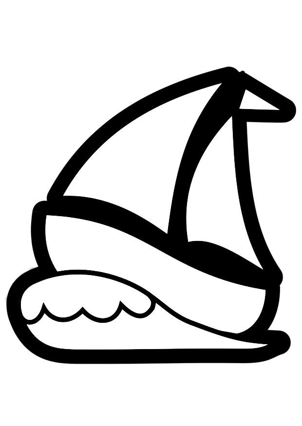 Malvorlage segelboot