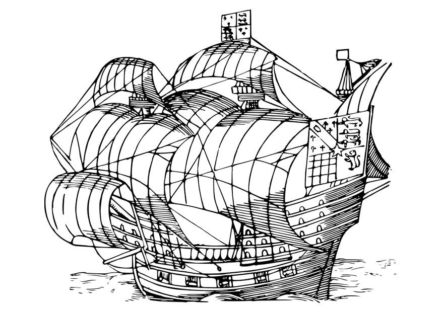 segelschiff Malvorlage segelschiff