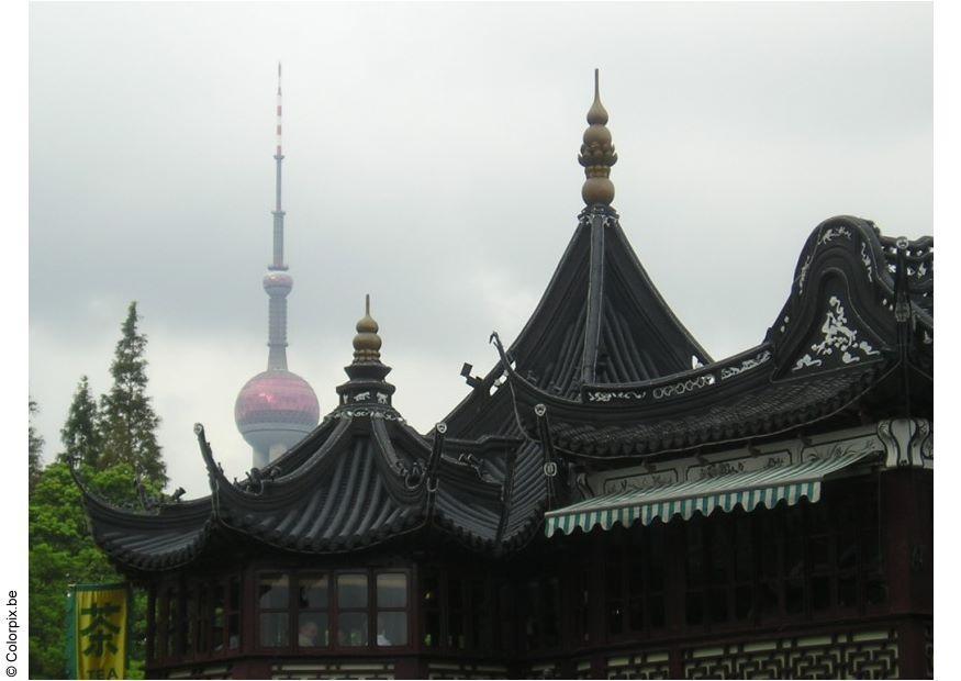 shanghai - alt und neu Foto shanghai - alt und neu