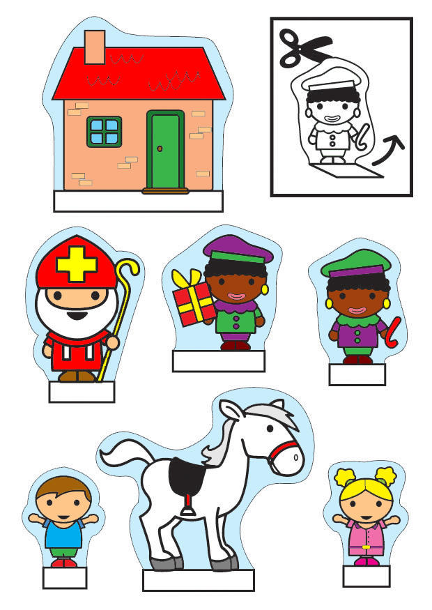 sinterklaas sichtbox Basteln sinterklaas sichtbox