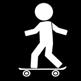 Malvorlage skateboard