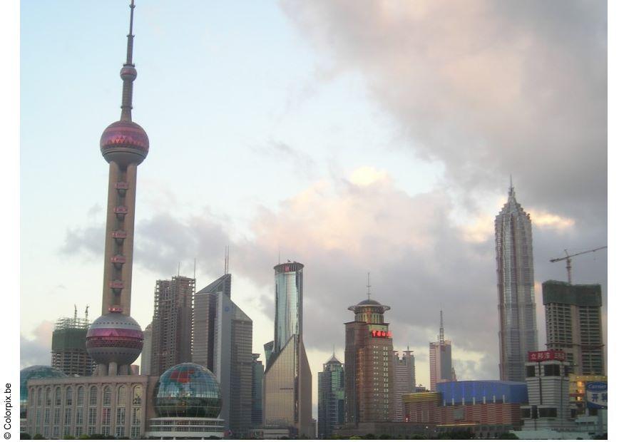 skyline shanghai Foto skyline shanghai