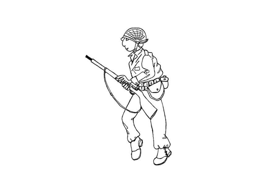 soldat Malvorlage soldat