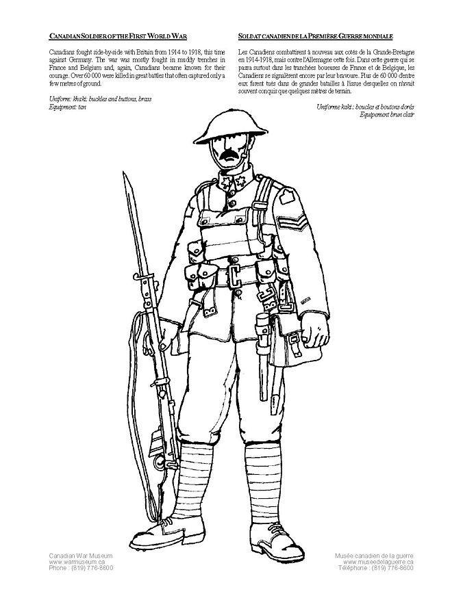 soldat erster weltkrieg Malvorlage soldat erster weltkrieg