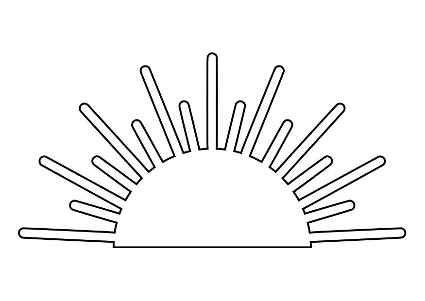 sonnenaufgang Malvorlage sonnenaufgang