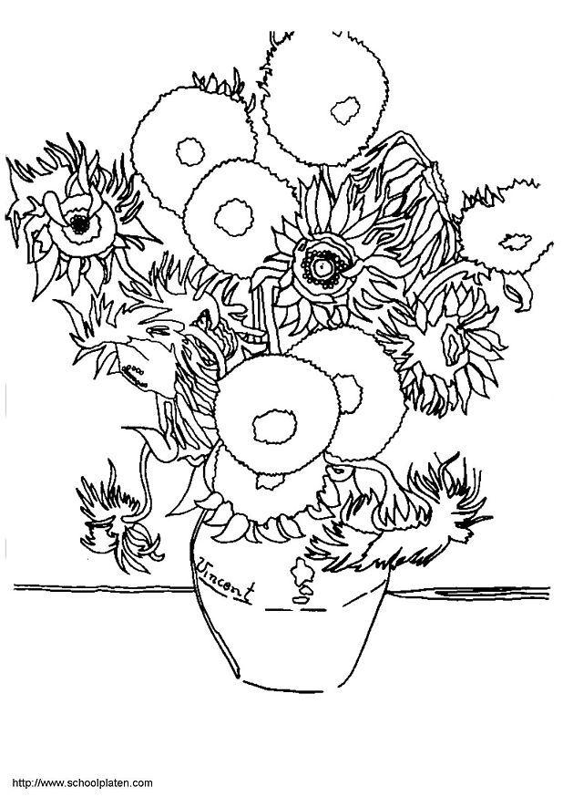 sonnenblumen Malvorlage sonnenblumen