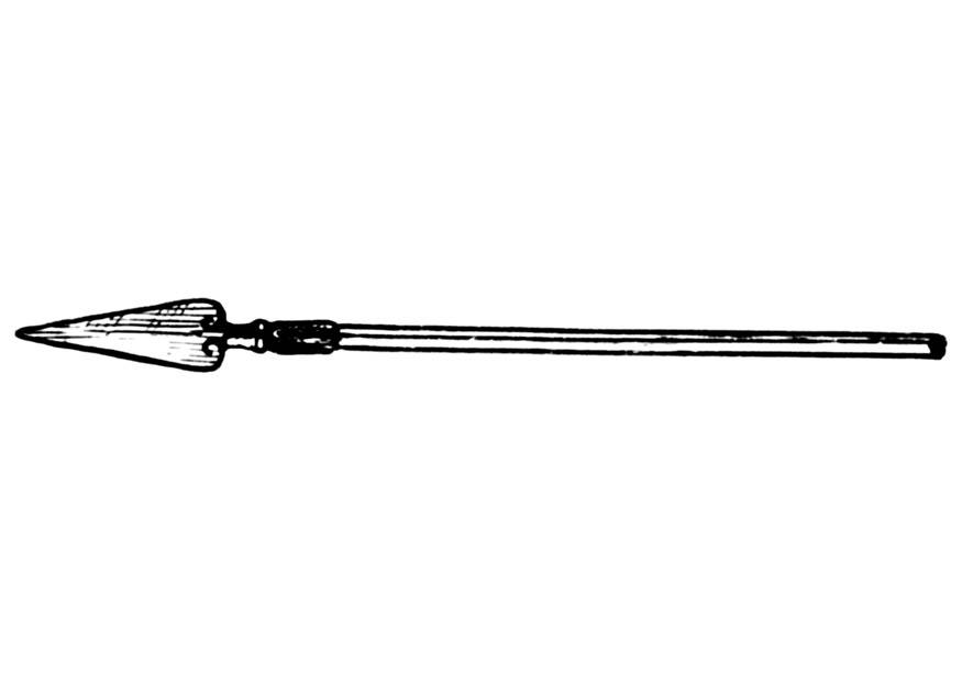 Malvorlage speer