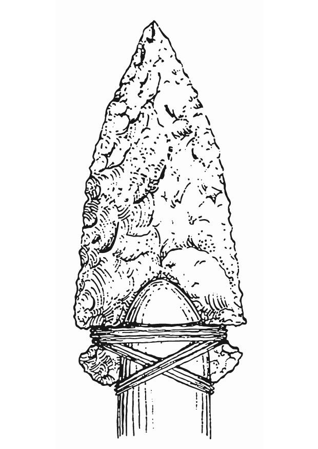 speerspitze Malvorlage speerspitze
