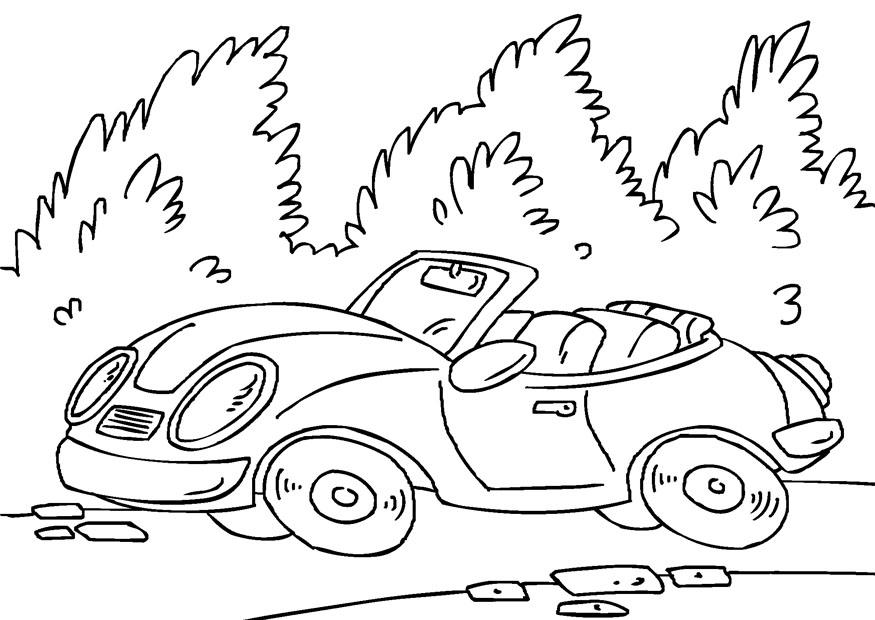 Malvorlage sportauto