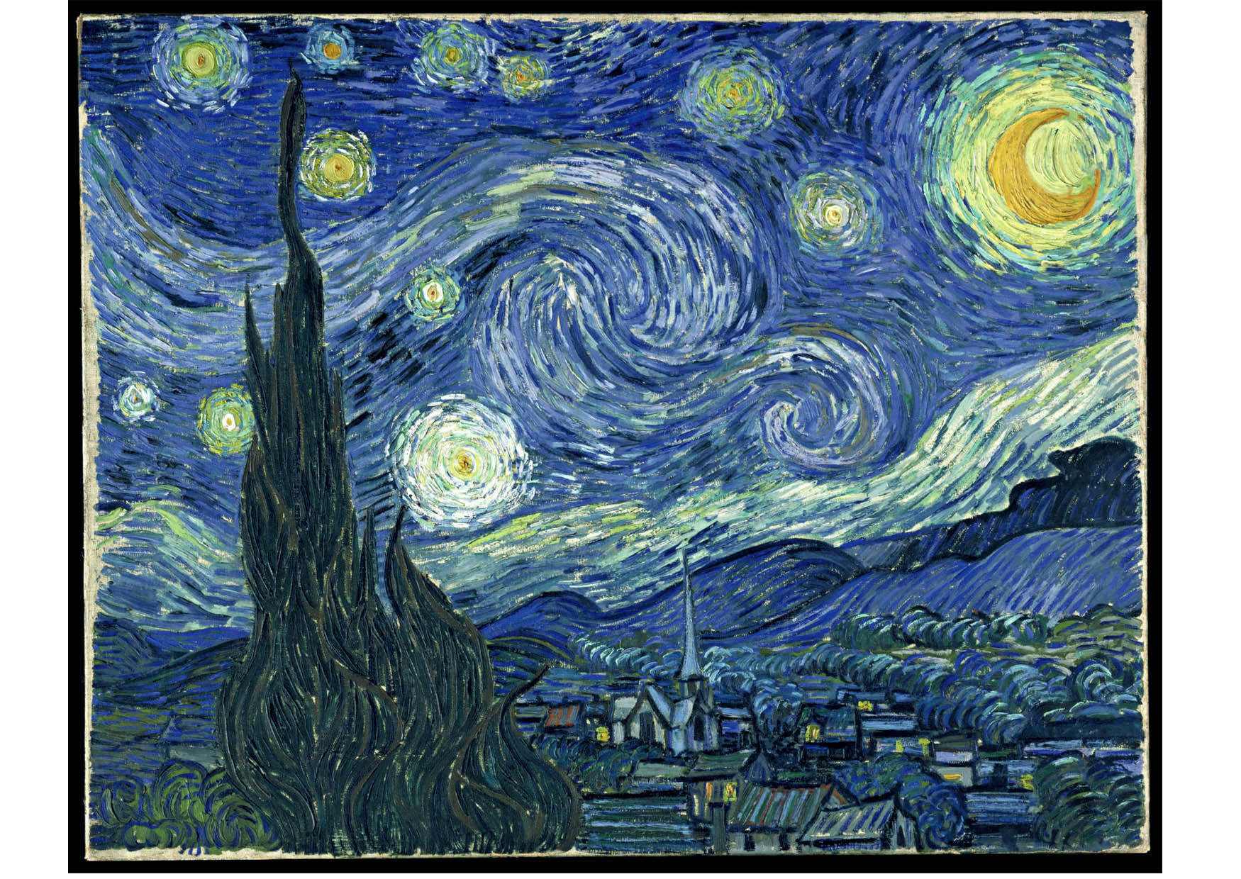 starry night - vincent van gogh Bild starry night - vincent van gogh
