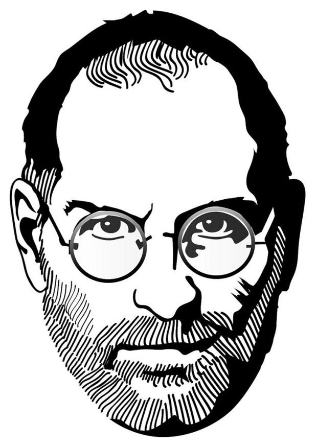 steve jobs Malvorlage steve jobs