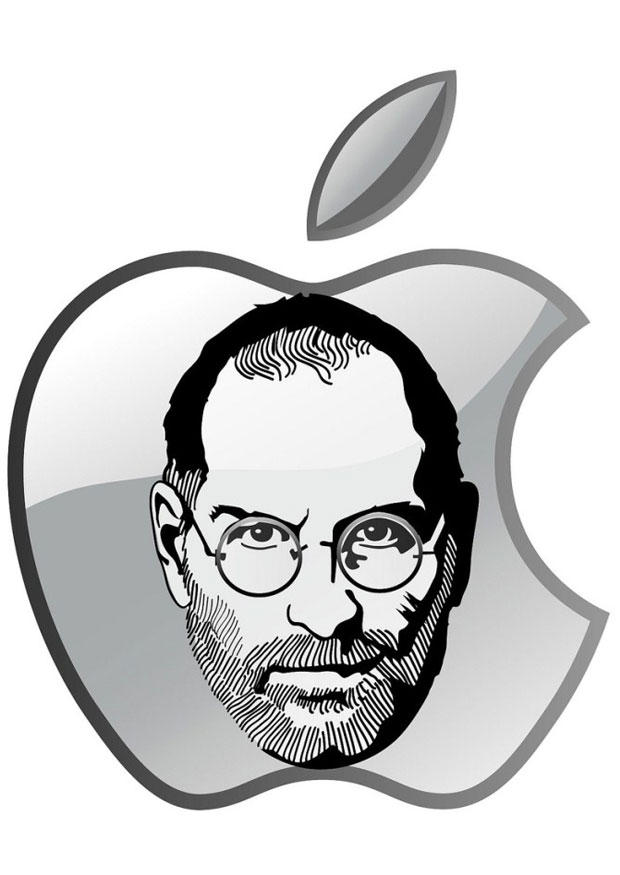 steve jobs - apple Malvorlage steve jobs - apple