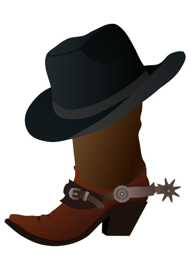 Bild stiefel mit hut