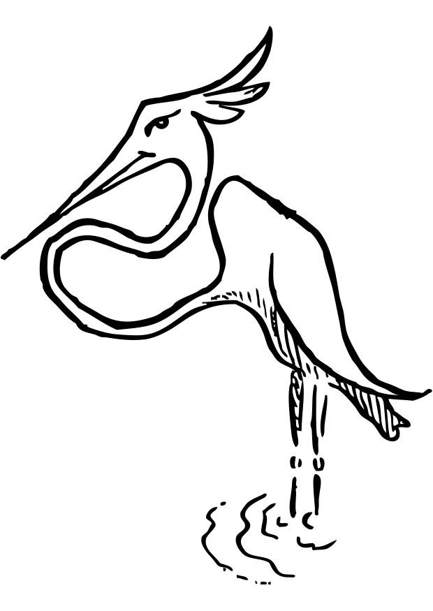 storch Malvorlage storch