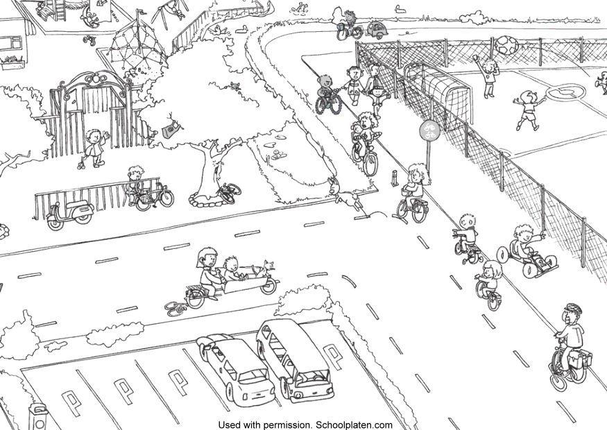 strassenverkehr Malvorlage strassenverkehr