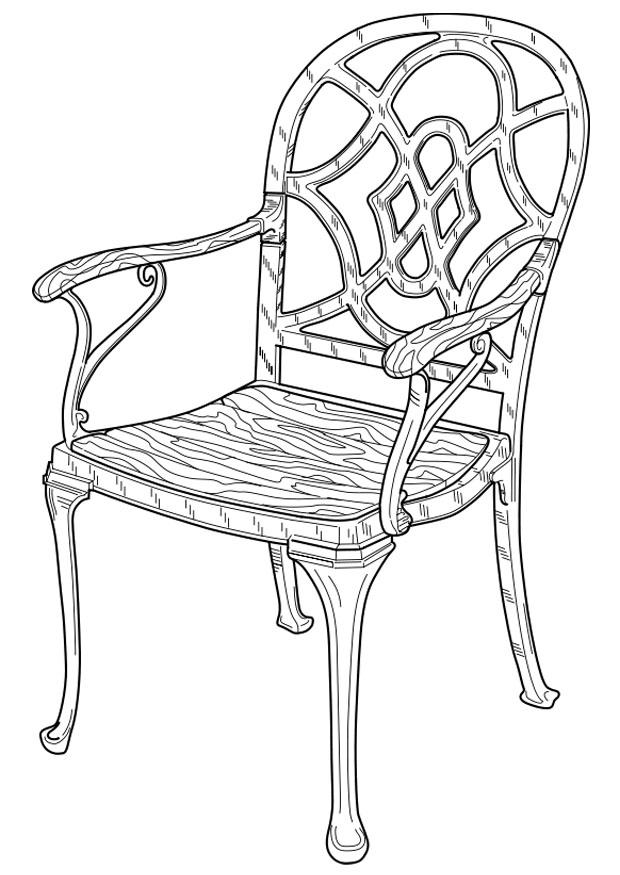 stuhl Malvorlage stuhl