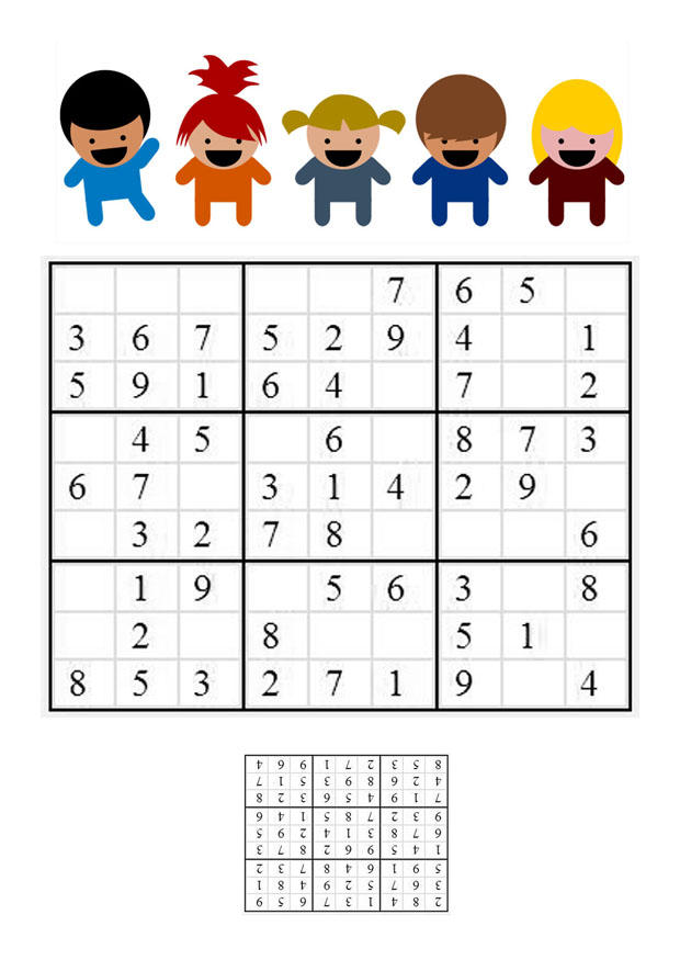 Bild sudoku - kinder