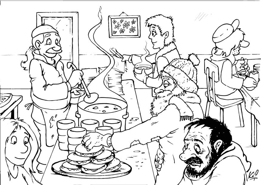 suppenkA¼che Malvorlage suppenkA¼che