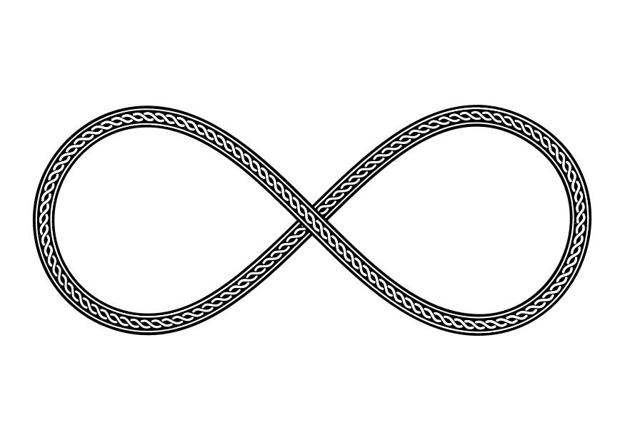 symbol - unendlichkeit Malvorlage symbol - unendlichkeit