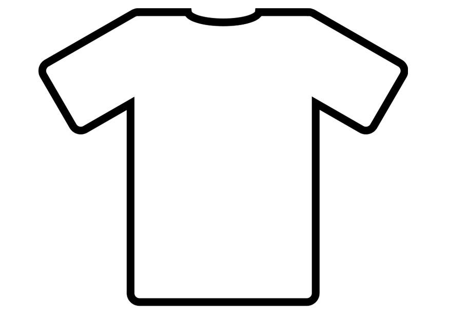 t-shirt Malvorlage t-shirt