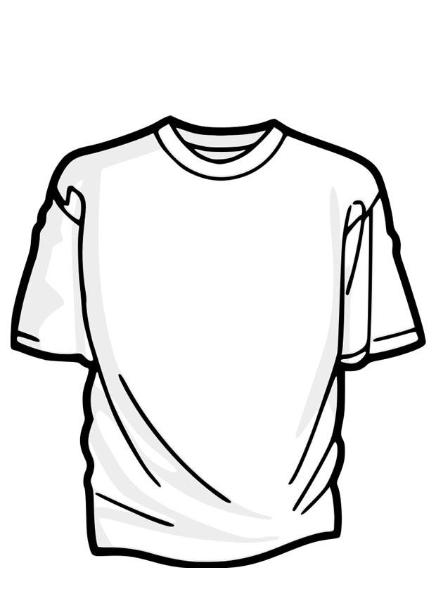 t-shirt Malvorlage t-shirt