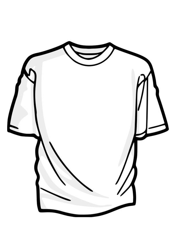 Malvorlage t-shirt
