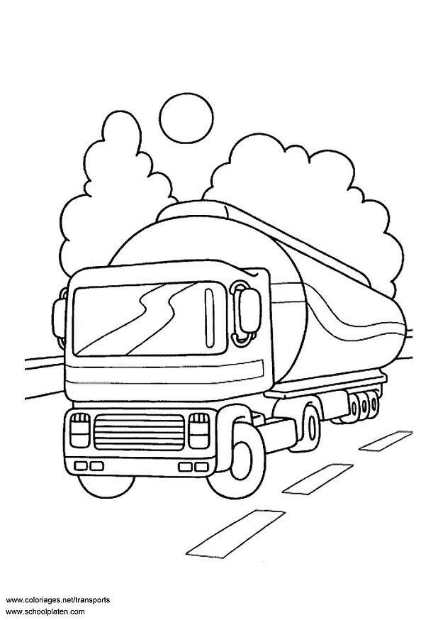 tankwagen Malvorlage tankwagen