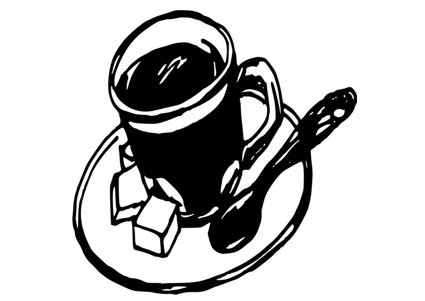 tasse kaffee Malvorlage tasse kaffee