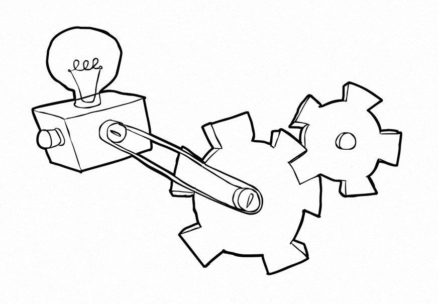 technologie Malvorlage technologie