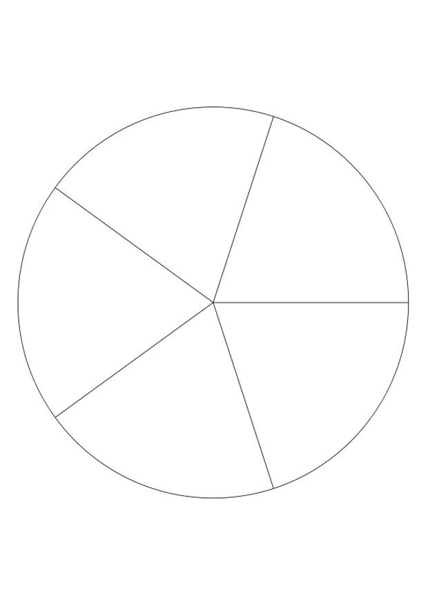 teilmenge - fA¼nf teile Malvorlage teilmenge - fA¼nf teile