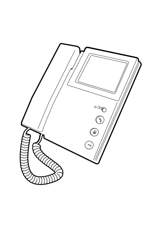 Malvorlage telefon