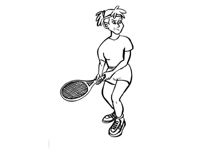 tennis Malvorlage tennis