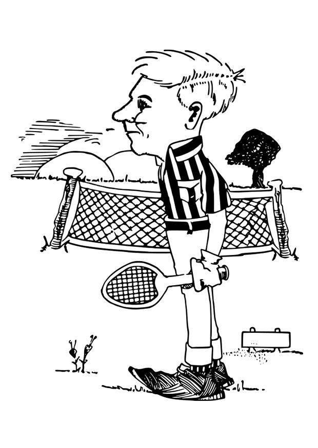 tennis Malvorlage tennis