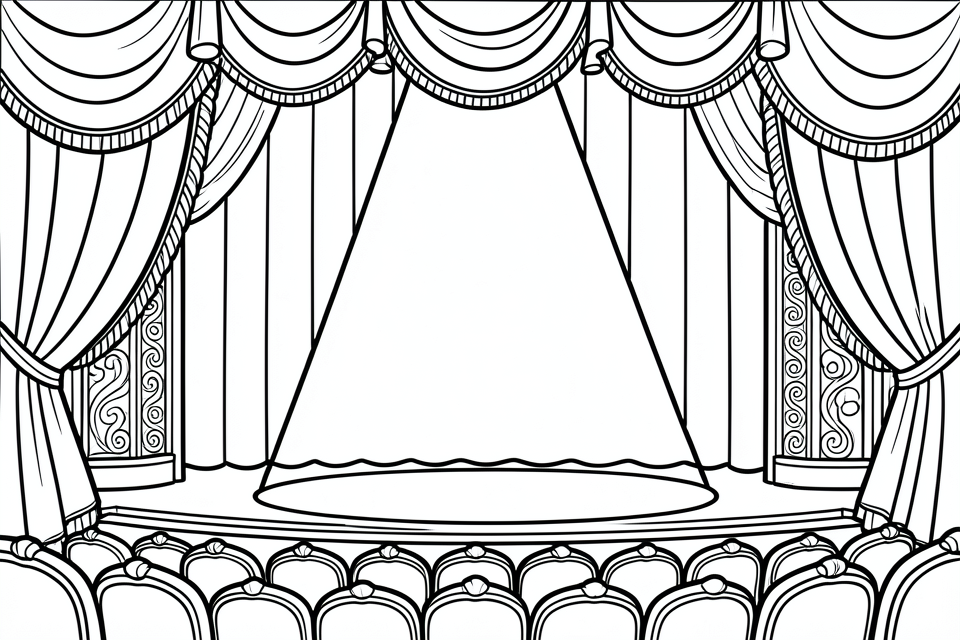 Malvorlage theaterhalle